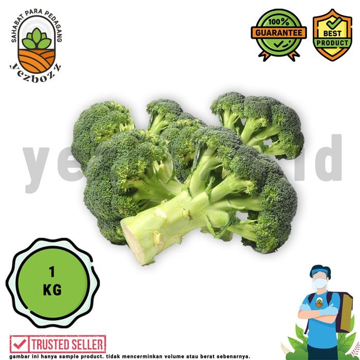 

Pilihan- Brokoli Gundul / Tanpa Batang 1000 Gram (1 Kg)