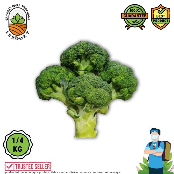 

Pilihan- Brokoli Gundul / Tanpa Batang 250 Gram (1/4 Kg)