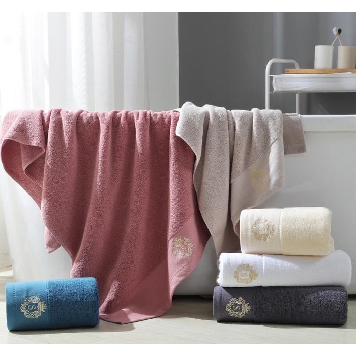 

Handuk Mandi Dewasa Tebal Kualitas Premium Microfiber Berbahan Lembut Ukuran 140x70cm Mudah Menyerap