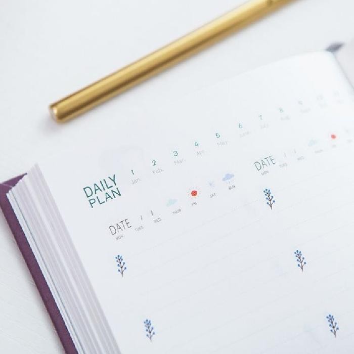 

Buku Tulis Agenda Diary Hardcover Sky Blue