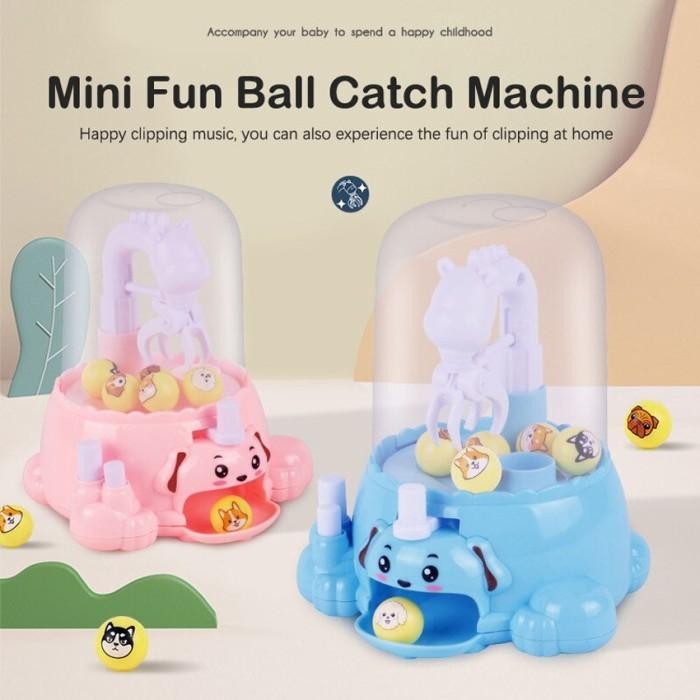 Mesin Capit Bola Mainan Mini Ball Catcher Candy Machine Jepit Permen