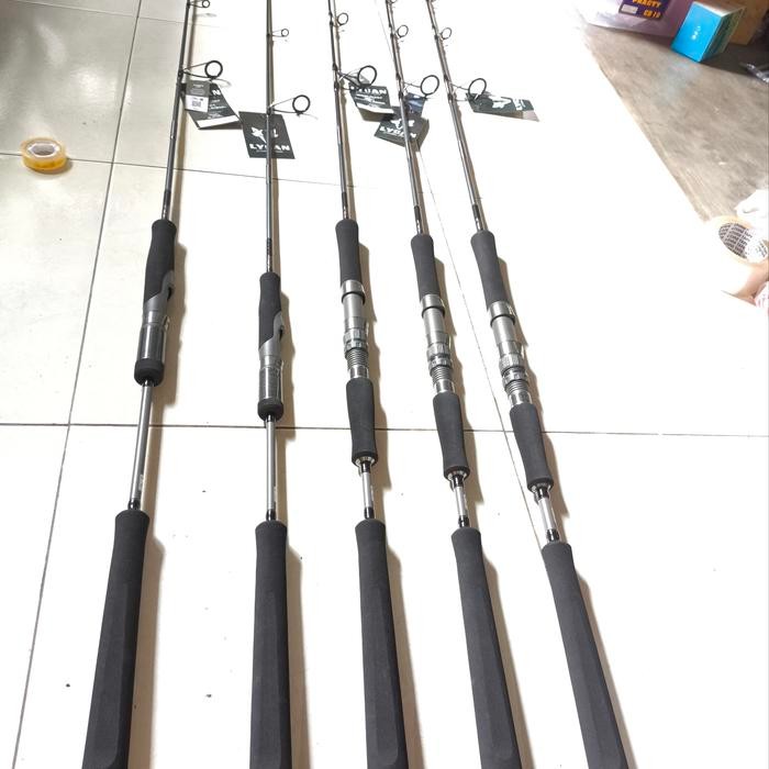 Terbaik Joran Lycan Eclipse Ring Guide Fuji Alconite Spinning Joran Custom 100% Ori