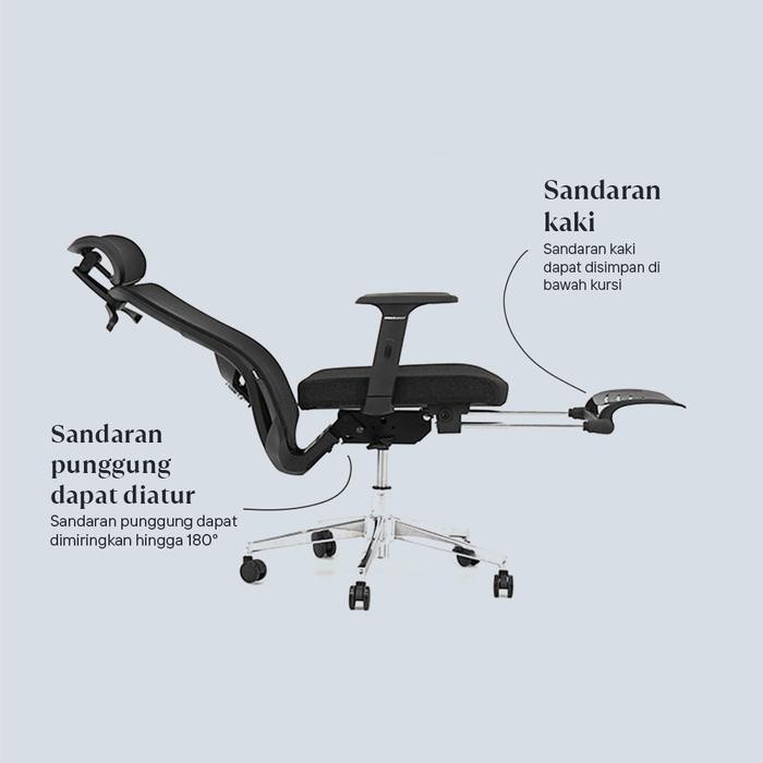 Pilihan- Noir Neo-C Ergonomic Office Chair