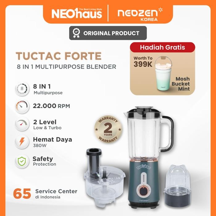 NEOZEN TUC TAC FORTE - Multi Purpose Blender - Pine Green
