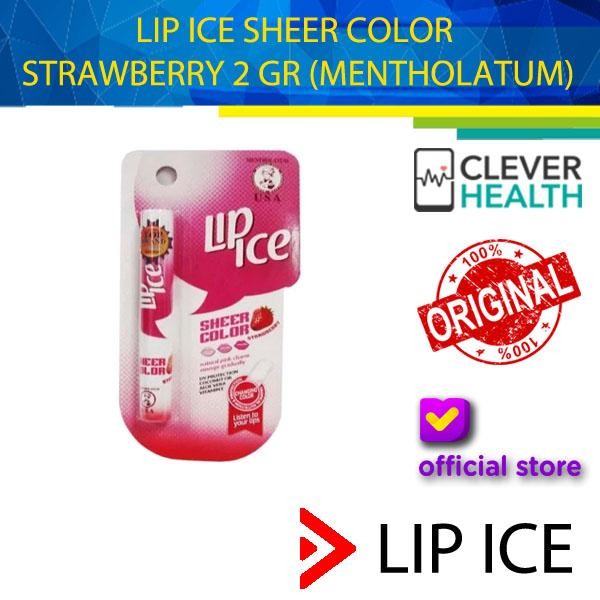 LIP ICE SHEER COLOR STRAWBERRY 2 GR (MENTHOLATUM)