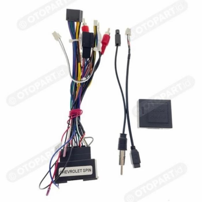 SOKET PNP + CANBUS CHEVROLET SPIN HEAD UNIT ANDROID SPIN