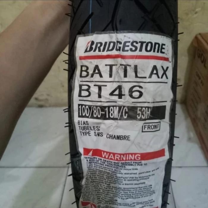BAN LUAR BATTLAX BRIDGESTONE BT45 UKURAN 100 -80 RING 18