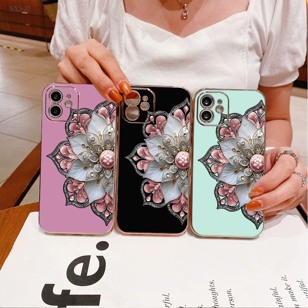 Casing Tanaman berbunga yang indah Hp Untuk For Compitable With Samsung Galaxy J2 J4 J6 J7 Core Prim