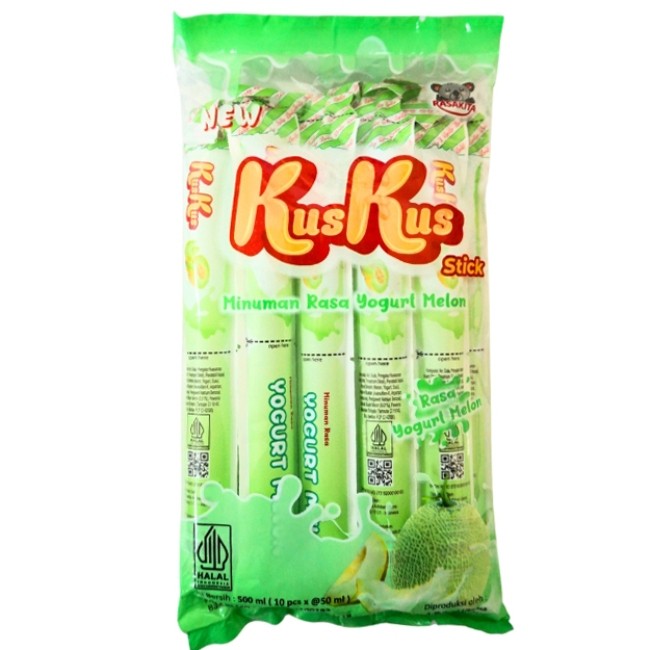 S29297 KUSKUS STICK YOGURT MELON JELLY 10X50ML MAJU BERSAMA (20251210)