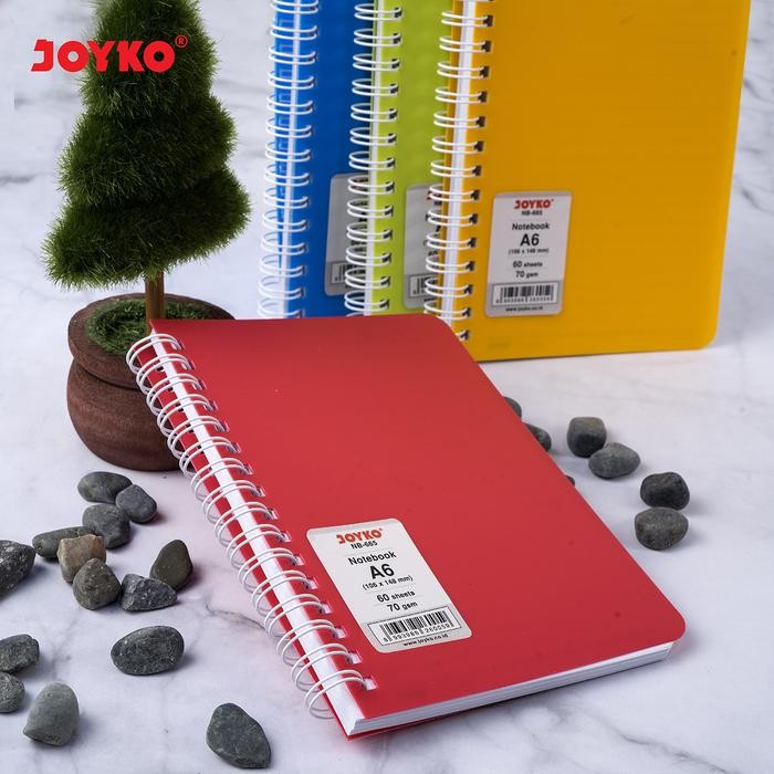 

New Joyko Notebook Diary A6 Spiral 60 Sheets Ruled / Buku Catatan Agenda A6 Spiral Garis NB-665