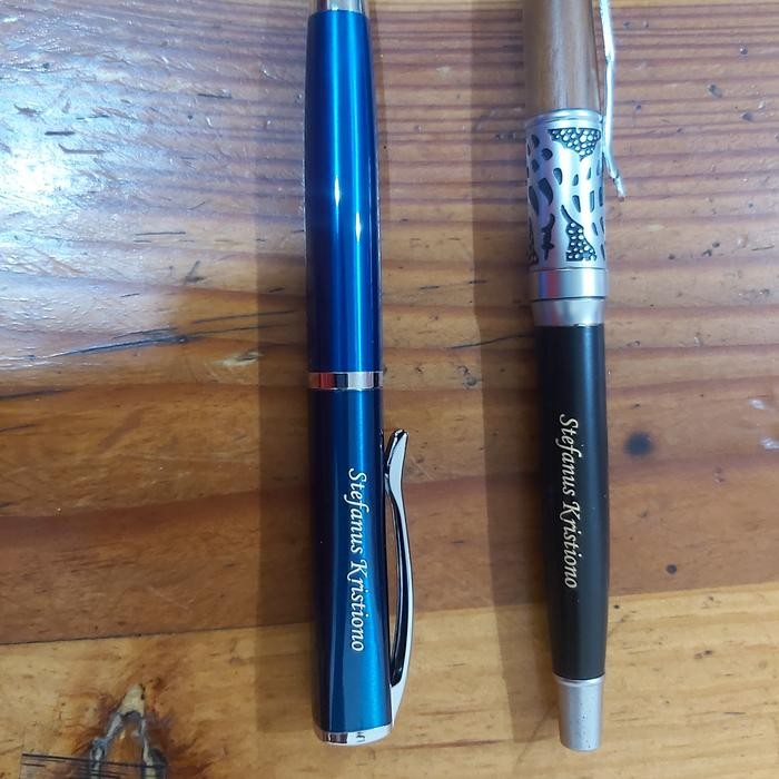 

New Custom Pen Satuan, Grafir Nama Pulpen, Ukir Nama, Laser Printing Pena