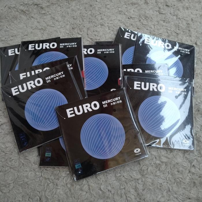 Pilihan- Karet Pingpong Tenis Meja Yinhe Mercury 3 Euro Karet Murah Rasa Eropa