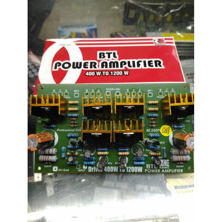 Pilihan- Kit Driver Power Amplifier Btl 400W