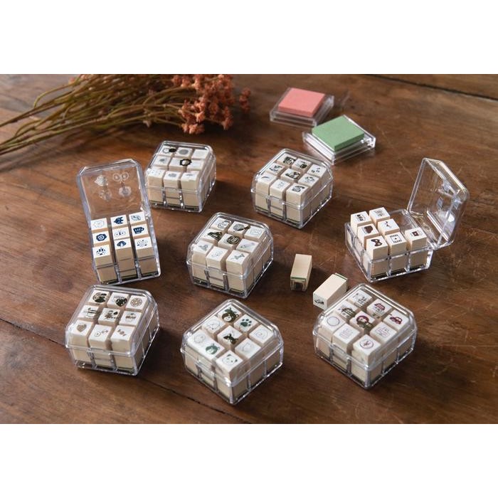 

Beverly Planner Companion Mini Stamp Set Stempel Journal Tanpa Tinta