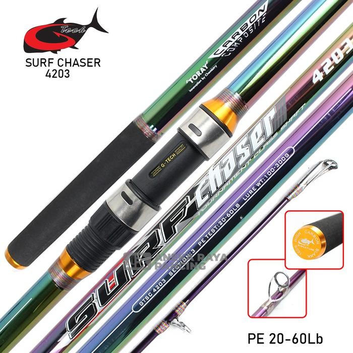 Joran G-Tech Surf Chaser 420 Aneka Raya Pancing (TERBAIK) (TERBARU) (TERMURAH)