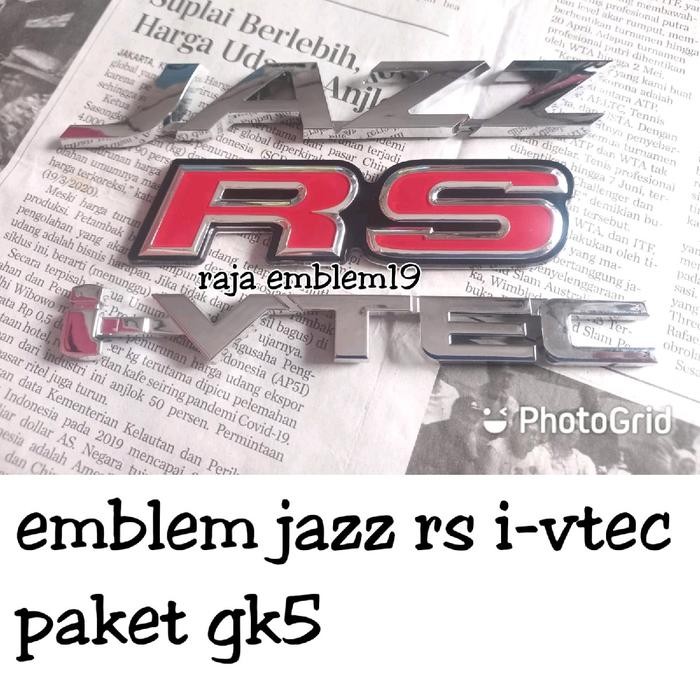 emblem jazz rs gk5 honda jazz gk5 - -, -
