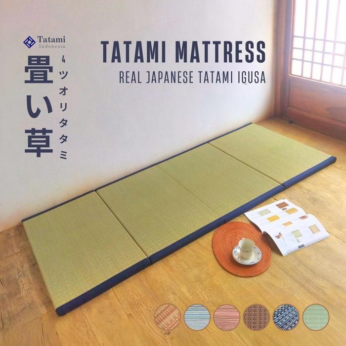 RJ TATAMI LIPAT - Japanese Igusa Tatami Tikar Karpet Lampit Jepang Mat Matras Kasur Tatami Fold