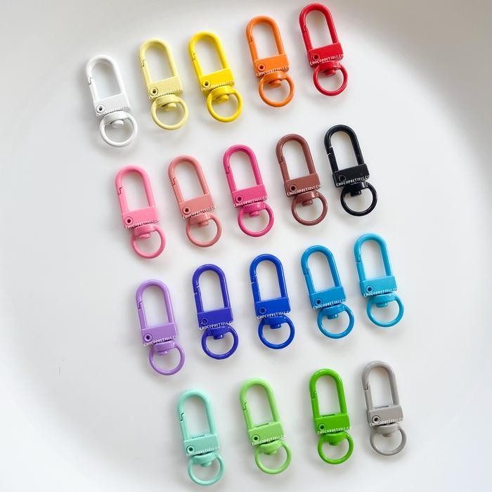 

New [5 PCS] Kait Lobster / Hook Gantungan Kunci DIY / Lobster Clasp Swivel