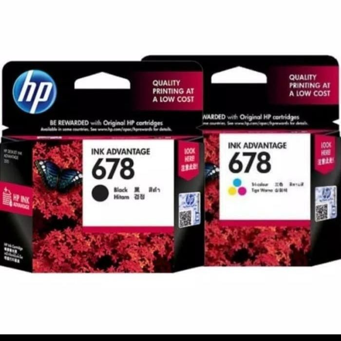 Tinta Catridge Hp 678 Black Original For Printer 1515,2545