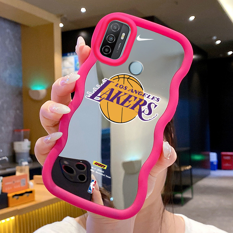 Casing Untuk OPPO A53 2020 A33 2020 A53s A32 A11s Case Casing Pola Bola basket Kesing HP Kasing Maca