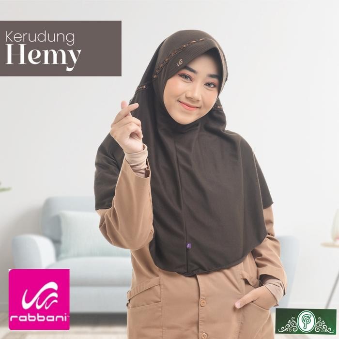 Pilihan- Rabbani - Kerudung Anak Sekolah Hijab Jilbab Instan Model Hemy Ukuran S