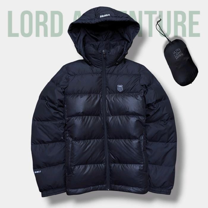 DISKON jaket bulu angsa K Swiss Warm Shield goose down jacket fp800 windstopper bulang gocore puffer