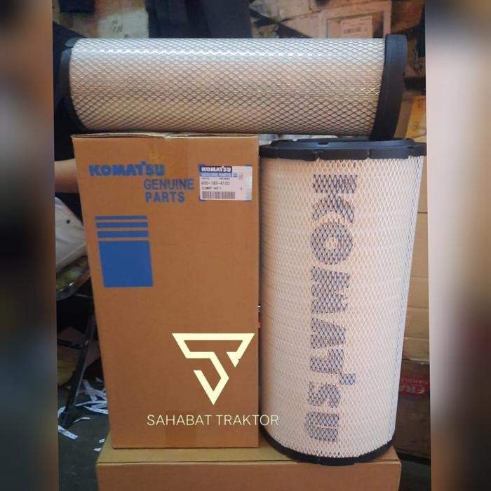 Filter udara Komatsu PC200-8 600-185-4100/4110 + 600-185-4200/4120