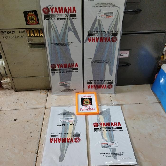 Sticker Striping Lis Tangki Box Rx King Biru 2005 Original