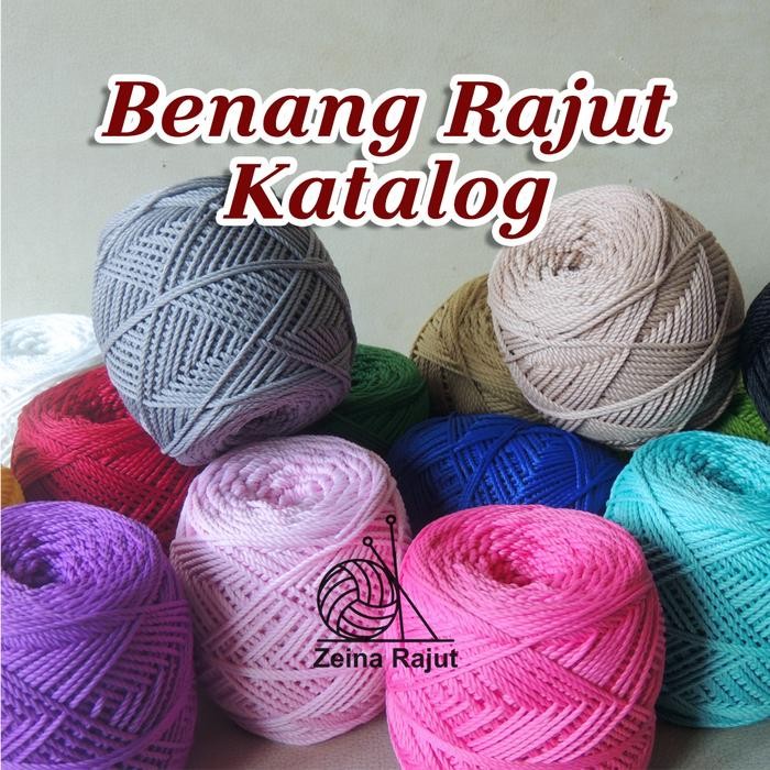 Promo Katalog Premium Benang Rajut - WARNA 100% SAMA