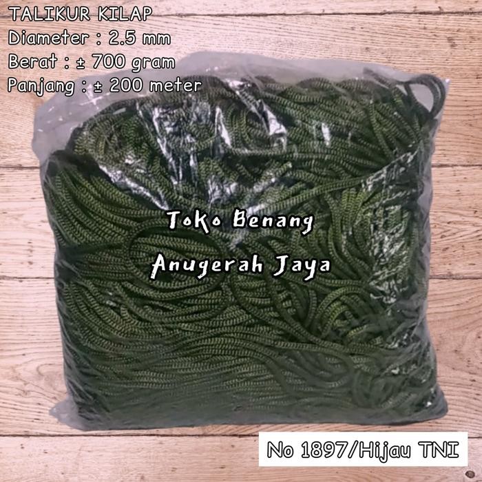 TALI KUR NO 1897 HIJAU TNI