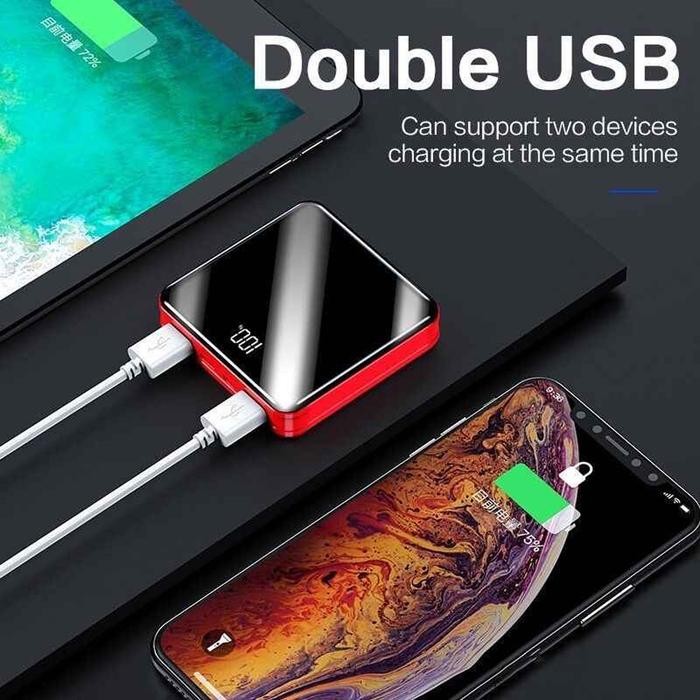 CAYS  Powerbank 20000Mah Mini Digital Display Fast Charging