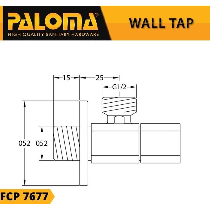 Murah Paloma Stop Kran Rose Gold Fcp 7677 Terlariss 
