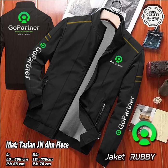 BERKUALITAS Jaket Go Partner Gojek terbaru - Jaket Driver Gojek Bolak balik