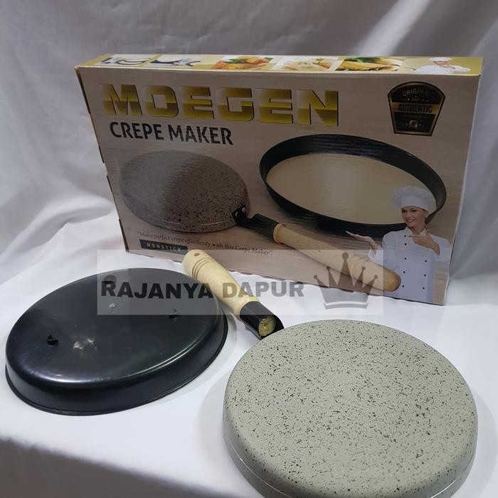Terbaik Crepe Maker Moegen Marble / Crepes Wajan Marble Terbalik Kwalik 100% Ori
