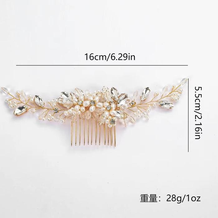 Hiasan Rambut Pesta Jepit Sirkam Rambut Aksesoris Rambut Wanita