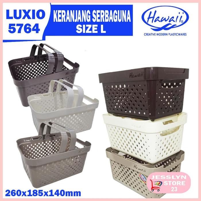 Keranjang Hawaii Luxio 5764 Size L/ Keranjang Serbaguna/Box Serbaguna