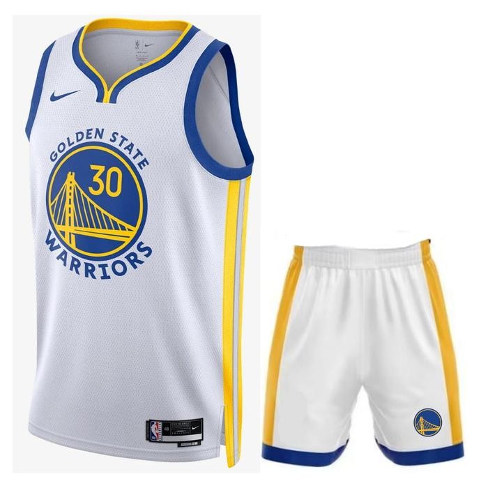 fb17- Jersey Basket Anak Nba Golden State Warriors (Gsw) - Anak/Kid - Umur 3-15 Tahun -
