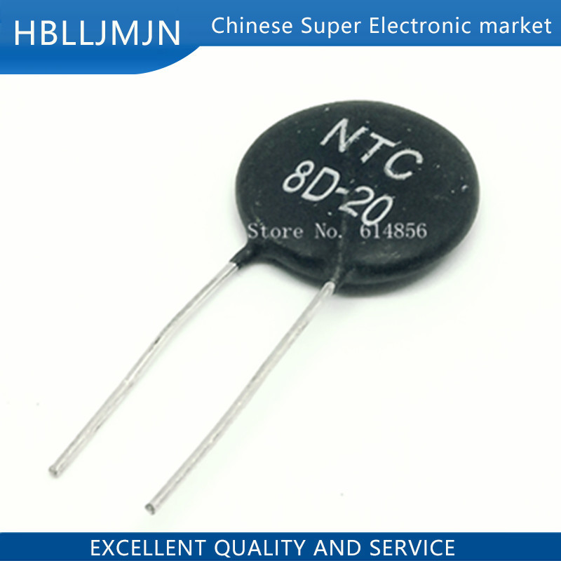 IMPORT 5PCS The NTC thermistor 8D-20 5D-11 5D-15 10D-9 10D-11 47D-15