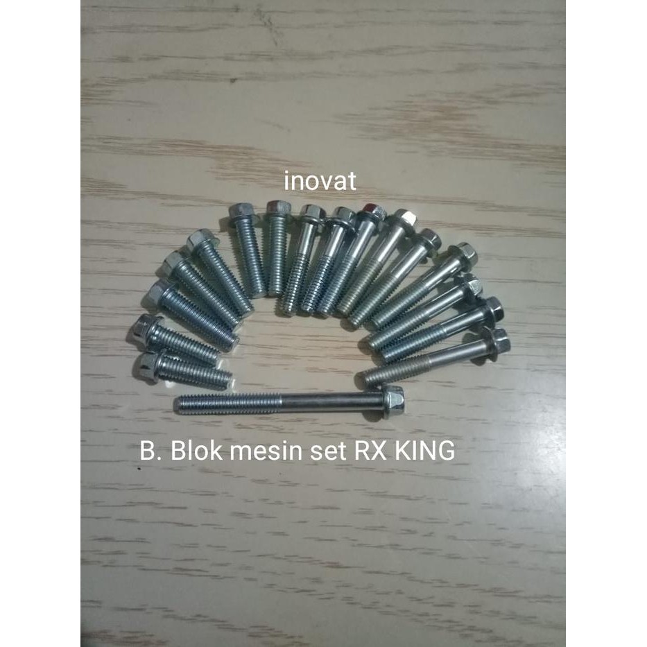 BAUT BLOK MESIN SET RX KING / BAUT MESIN SET MOTOR RX KING