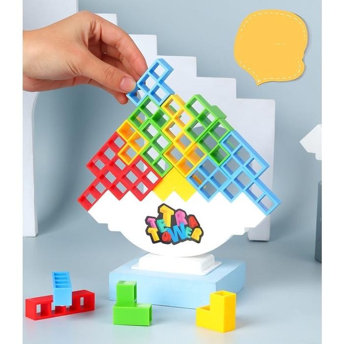 sygk- Mainan Fun Tetris Tower / Tetra Balancing / Tetra Tower
