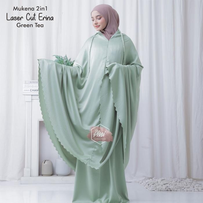 MUKENA 2IN1 PREMIUM LASER CUT ERINA