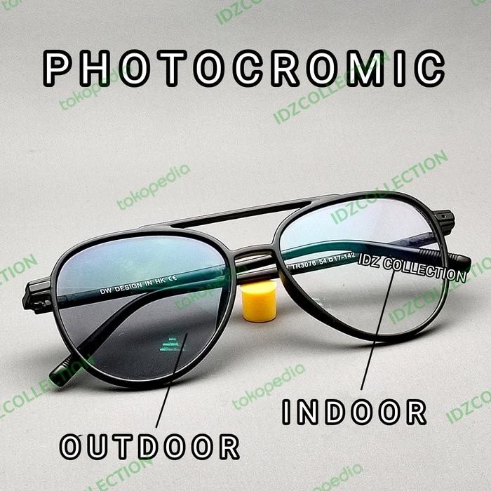 Promo Frame Kacamata Aviatore Flat 3076 Kacamata Anti Radiasi