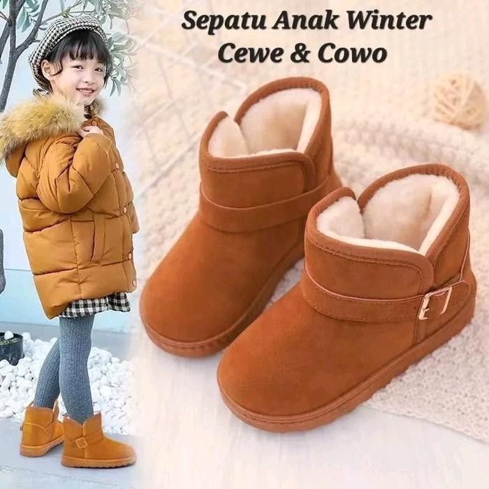 Mosbo Kids - Sepatu Boots Anak Musim Dingin / Waterproof Winter Boots 020