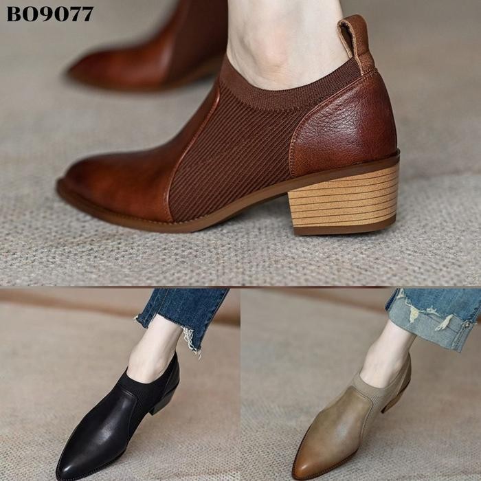 Donatello - Sepatu Boots Flat Fashion Korean Bo9077
