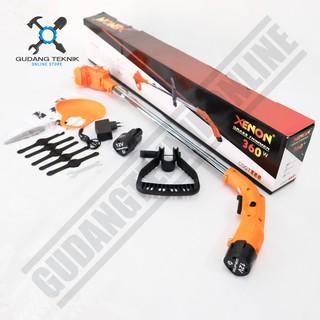 Maknyuss1 Xenon Cdgt360 Mesin Potong Rumput Cordless Grass Cutter Trimmer 12V - Pemotong Rumput
