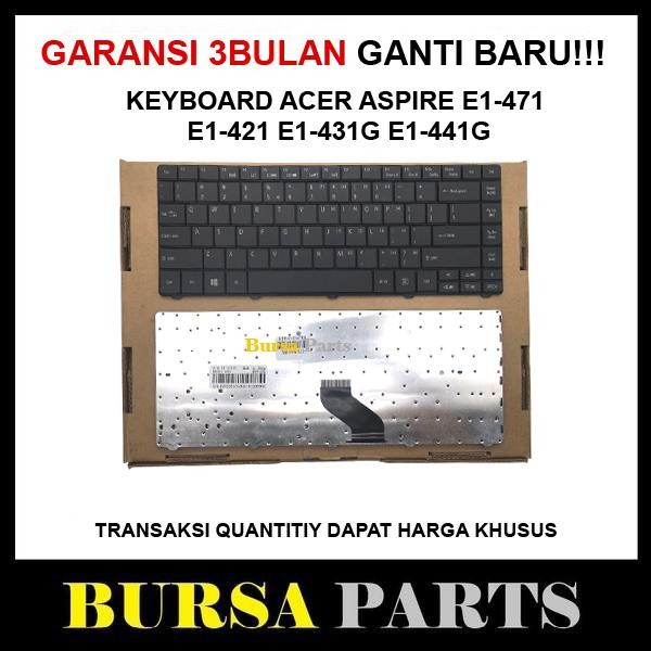 Keyboard Acer Aspire E1-471 E1-421 Black