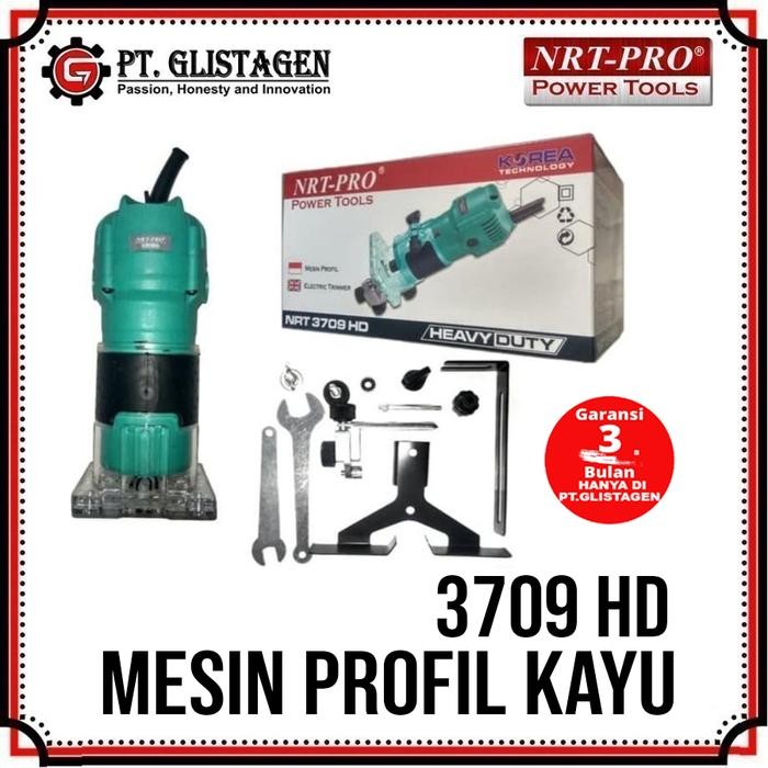 Nrt-Pro 3709Hd Mesin Profil Wood Trimmer Router Profil Kayu Nrt Pro 3709 Hd