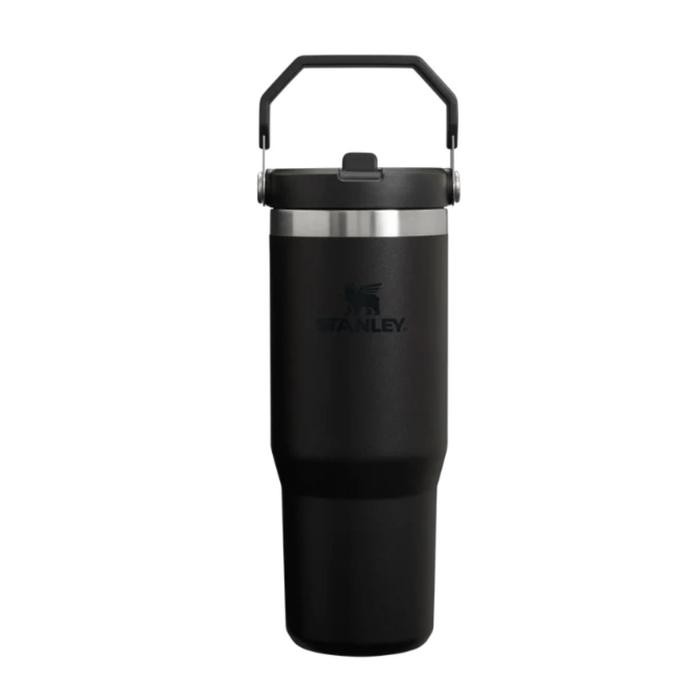 STANLEY Flip Straw Black Tumbler Cup 887ml 30oz Botol Minum Thermos Termos The Ice Flow Iceflow