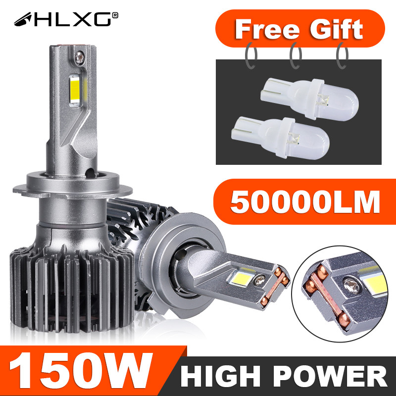 H7 LED Canbus 50000LM 150W H11 LEDs H4 HB3 9005 9006 HB4 Car