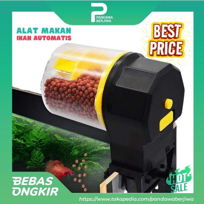Timer Alat Pemberi Pakan Makan Ikan Otomatis Ikan Aquarium